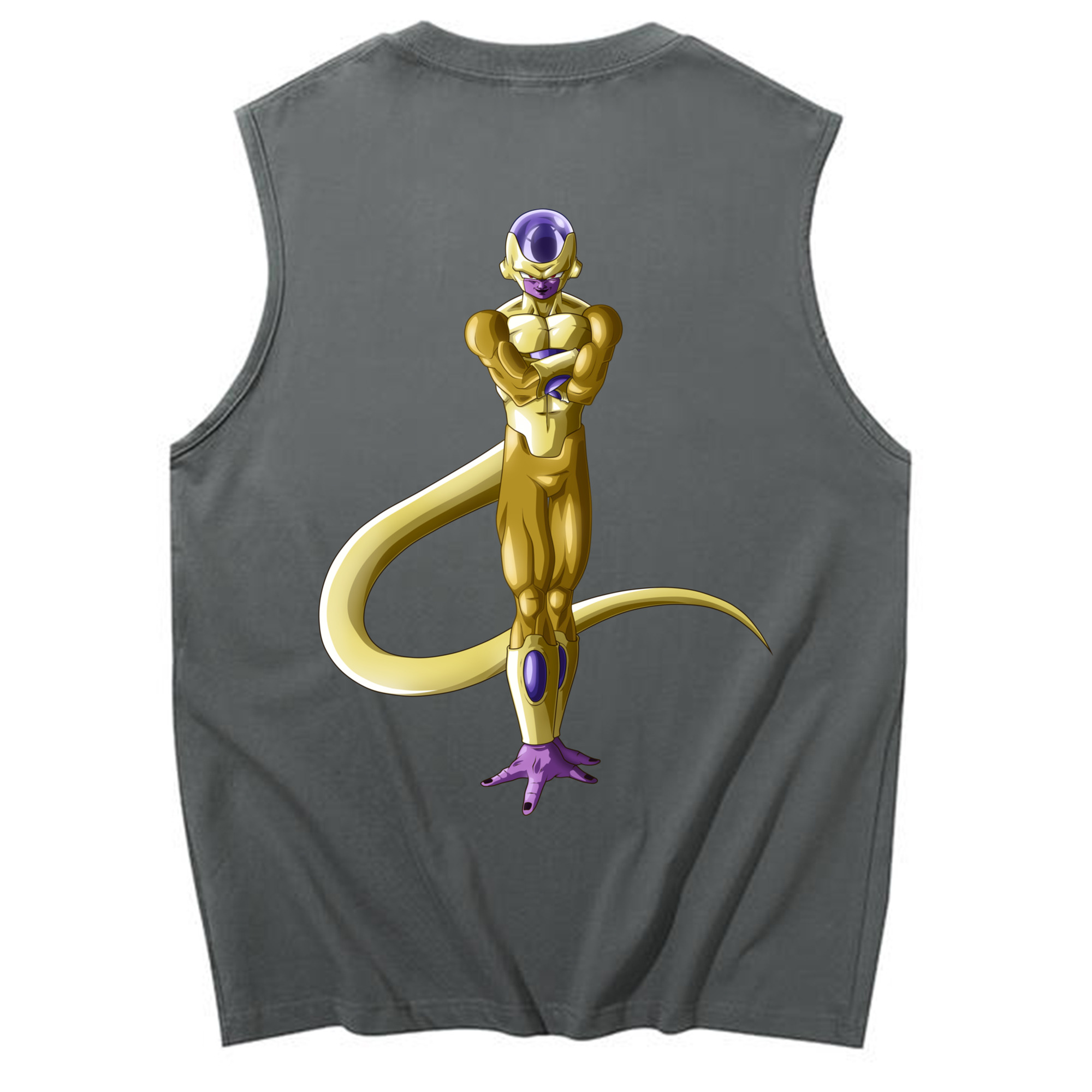 （画像用） ドラゴンボール フリーザ DRAGON BALL Frieza コットン100％タンクトップ（背面プリント）